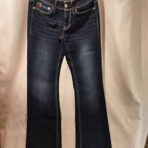 U.S. Polo Assn. Women's Dark Blue Boot Cut Jeans